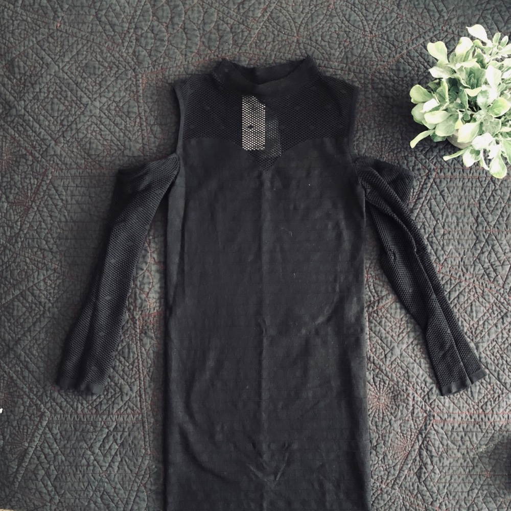 Bebe Black Bandage Dress